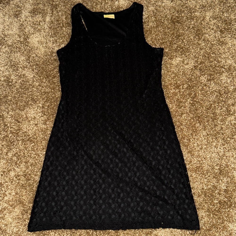 Black wildcat dress, size medium